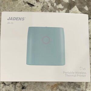 JADENS JD-21 Portable Wireless Thermal Printer - Mint NIB